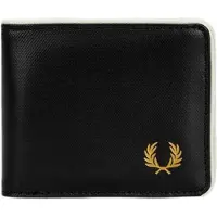 Fred perry para homem. L7305 Carteira preta (OSFA), Preto, Casual, Polister Reciclado