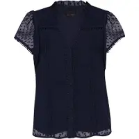 Dreimaster Klassik Blusa 'Classic Look' marinho