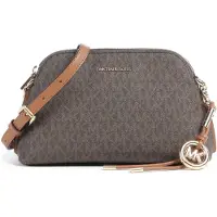 Michael Kors Mala de ombro 'DOME' castanho / conhaque / castanho escuro / ouro