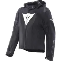 Dainese Super Sprint Air Tex Mulher Casaco de tecido (IT46) Preto/Branco 40