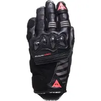 Dainese Reacto Carbon Curto Luvas de senhora Preto/Cor-de-rosa L
