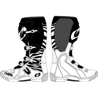 O'Neal Botas Off-road 3srs Zebra