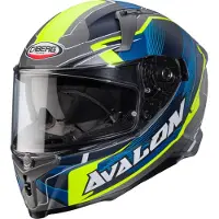 Caberg Ótica Avalon X Capacete integral Cinzento/Azul/Amarelo XS unissexo