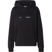 Emporio Armani para mulher. 7W000537_AF15831 Camisola Fancy Strass preta (M), Preto, Casual, Esportivo, Algodão
