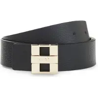HUGO para mulher. 50522681 Cinto de Couro Zita preto (85cm), Casual, Pele