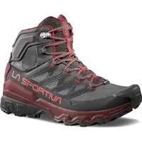 La Sportiva - Calçado caminhada homem - Ultra Raptor 3 Mid GTX Carbon/Redwood para Homem - Tamanho 45 - Preto