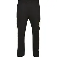 Urban Classics Calças preto / branco