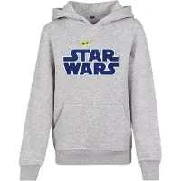 Mister tee Sweatshirt 'Star Wars' azul escuro / amarelo / acinzentado / branco