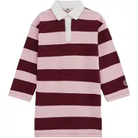 We fashion Vestido roxo escuro / rosa / branco