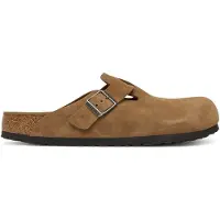 Birkenstock - Sandálias e chinelos - Boston LEVE Regular Dark Tea para Unissexo - Tamanho 44 - Castanho
