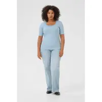 KAFFE CURVE Camisa 'KCBritt' azul claro