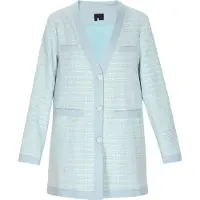 Dreimaster Klassik Sobretudo meia-estação 'Classic Look' azul pastel