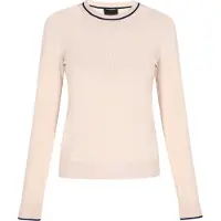 Dreimaster Klassik Pullover 'Classic Look' creme / marinho