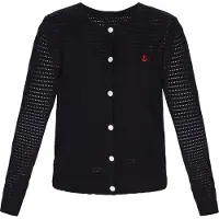 Dreimaster Klassik Casaco de malha vermelho / preto