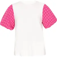 Usha Blusa rosa / branco