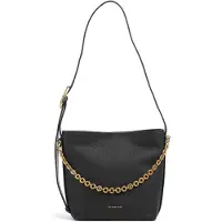 Michael Kors para mulher. 30T6AUEM5L Bolsa Nolita preta (OSFA), Preto, Casual, Pele