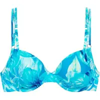 s.Oliver Top de biquíni azul real / azul claro / amarelo / amarelo claro