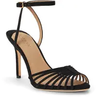 Ralph Lauren Sandálias com tiras 'KIDSUEDE' preto