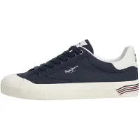Pepe Jeans para homem. PMS300030 Tênis Taylor Break marinho (41), Tecido, Plano, Cordão, Casual
