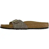 Birkenstock Sapato aberto 'Madrid' taupe / cinzento escuro