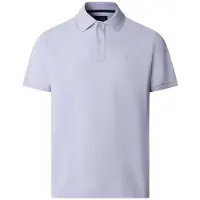 Hackett London para homem. HM5600203 Polo Slim Fit com logótipo lilás (S), Casual, Algodão, Clássico, Manga curta