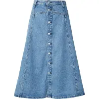 Levi's Saia 'Yoked Western' azul ganga