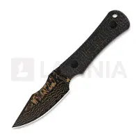 Kizer Cutlery Faca Bone Copper Damascus, Black Micarta