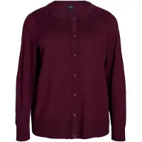 Zizzi Casaco de malha 'MCarrie' vermelho vinho