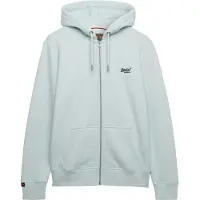 Superdry para homem. M2014128A Moletom com capuz Essential Logo azul (XL), Casual, Algodão