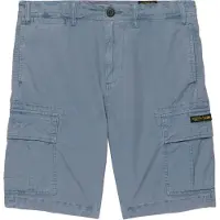 Superdry para homem. M7110485A Shorts Ripstop Light Cargo azul cinza (34), Casual, Algodão