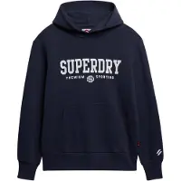 Superdry para homem. M2012562A Moletom com capuz Code Core Sport marinho (S), Casual, Algodão