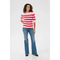 Culture Pullover 'CUSabi' cor-de-rosa / vermelho