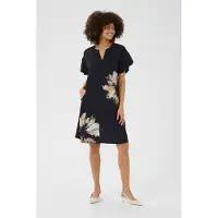 Culture Vestido bege / preto / branco
