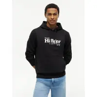 Tommy Hilfiger Sweatshirt 'NAUTICAL' preto / branco