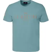 La Martina Camisa 'MCR322' azul real / cinzento