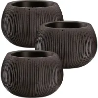 Wellhome Vaso De Flores Beton 3 Unidades