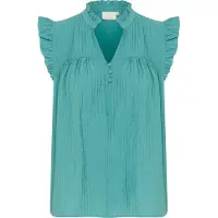 Kaffe Blusa 'KALiany' turquesa