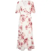 Kaffe Vestido 'KALorinda' mostarda / rosa escurecido / rosa pastel / rosa escuro