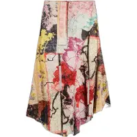 Desigual Saia amarelo / cor-de-rosa / vermelho / preto