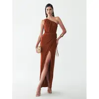 BWLDR Vestido 'Emilie' castanho