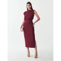 BWLDR Vestido 'Alias' vermelho vinho