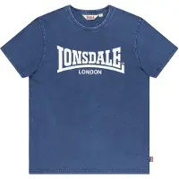 Lonsdale Camisa 'Stofa' navy / branco