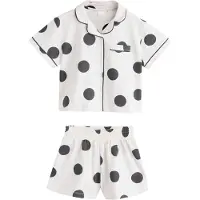Next Pijama preto / branco
