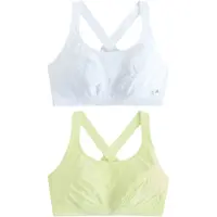 Next Soutien de desporto amarelo / branco