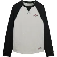 Superdry para homem. M6010915A Top de basebol vintage Athletic azul-marinho (L), Casual, Algodão, Manga comprida