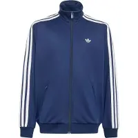 Adidas Originals Casaco em moletão 'Firebird' azul escuro / branco