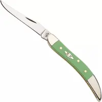 Case Knives Case Small Texas Toothpick 63835, Smooth Mint Green Synthetic, 410096 SS canivete