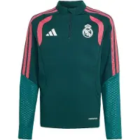 Adidas Camisa funcionais 'Real Madrid 26/27 Tiro26 Competition' verde escuro / coral / branco