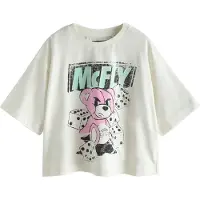 Next Camisola 'McFly' menta / rosa escurecido / preto / branco