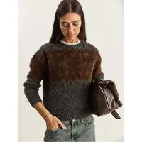 Bianco Lucci Pullover 'Pullover' cinzento escuro